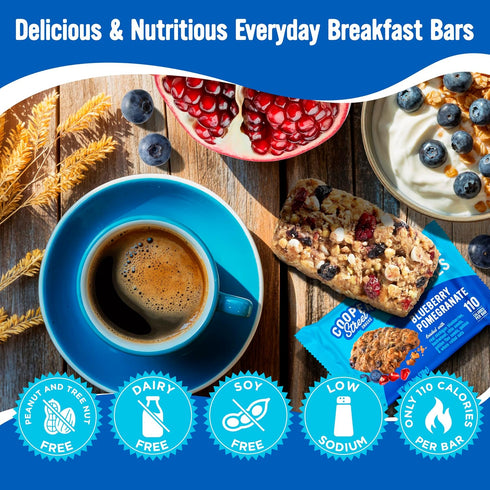 48 Pack Cooper Street Granola Bakes - Soft Baked Oats, Grain & Seeds Granola Bars in Bulk - Nut & Dairy Free, Low
