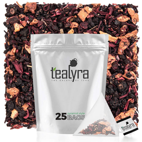 Tealyra - Grandma's Garden Berry - 25 Bags - Fruit Tea Blend -
