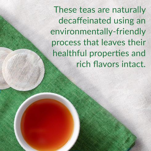 The Republic of Tea - Decaf Vanilla Almond Black Tea Tin, 50 Tea Bags, Environmentally-Friendly