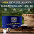 100% 12 Dancing Moon Coffee Pods - Jamaica Blue Mountain Medium Roast - K-Cup Compatible Keurig Coffee Pods