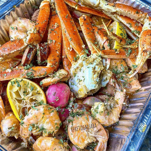 2 Lemon Garlic Seasoning Mix, Bottles by Flavor God - Premium All Natural & Healthy Spice Blend for Chicken, Seafood