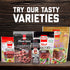 3.5 oz HORMEL BLACK LABEL Snacks Pouch - Chopped Bacon, Fully Cooked Bacon, Snack Bags, Pouch
