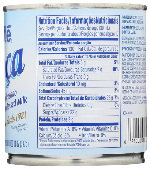 Nestle 14 oz Milk Condensed Moca Sweetened