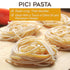 17.6oz (500g) Pack 1 Morelli Pici Pasta di Toscana - Italian Gourmet Organic Pici Noodles - Thick Organic Pasta Nests