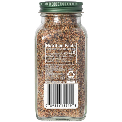 Simply Organic Lemon Pepper, Certified Organic | 3.17 oz