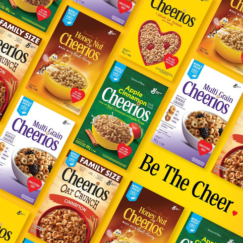 516g/18.2 oz Cheerios Oat Crunch Oats 'N Honey Cereal