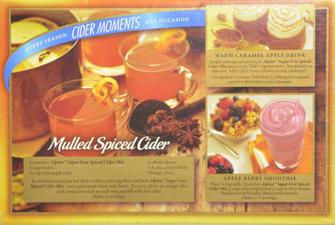 Alpine 10 Count (Pack 1) Spiced Apple Cider Sugar Free