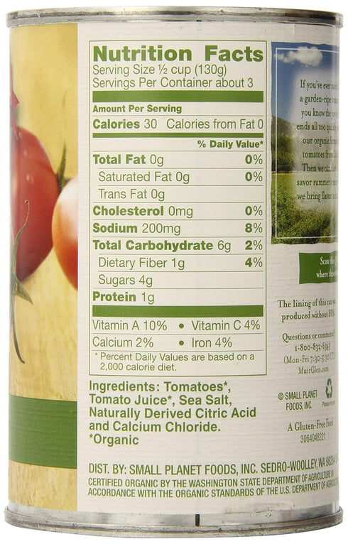 Muir Glen 6 Count Organic Premium Diced Tomatoes