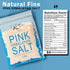 100% (2.5 Lb The Original Salt Company Pink Himalayan Salt, organic, kosher, fine grain, and gluten-free. Perfect