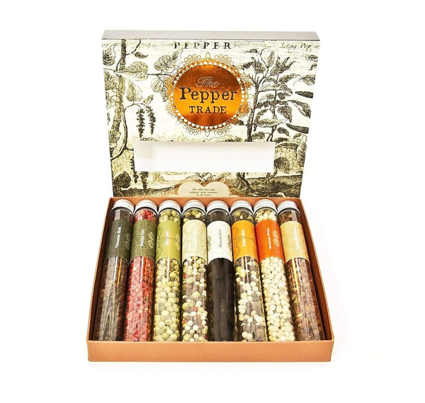 The Pepper Trade Gourmet Peppercorn Blend Collection, 8 Pack Gift Set |
