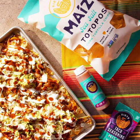 Pack 30 3 3 (6 Packets) Siete Taco Seasoning Mix | Gluten Free | Vegan | Paleo | Preservative Free | Whole Approved |