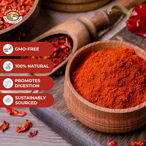 17 oz Angel Brand Paprika Powder Bottle Sweet and Vibrant Ground Spice for Cooking, Seasoning, and Garnishing Ideal