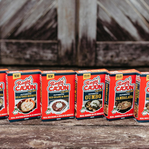 5 oz Pack 3, Ragin' Cajun Authentic Gumbo Mix - Box, of No MSG, Authentic Louisiana Creole Soup Base for Chicken