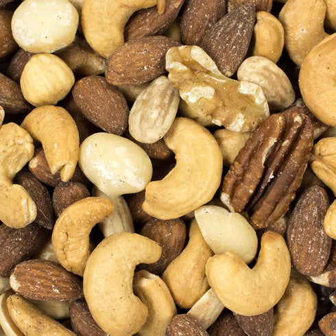 32 Oz. (2 Lb.) Fancy Deluxe Mixed Nuts Roasted Unsalted | Non-GMO | Premium Quality | Bulk Value Size