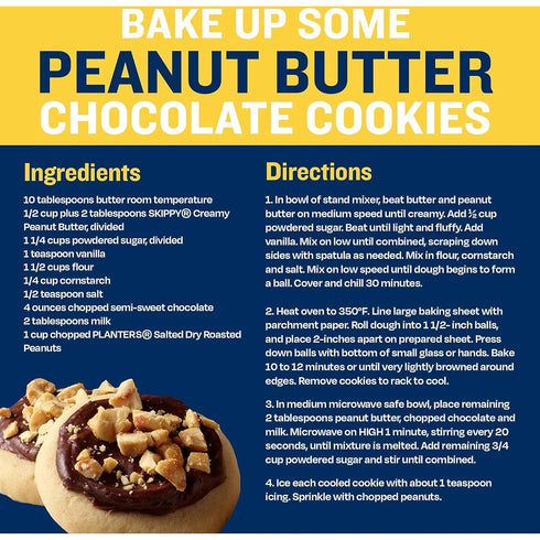 16oz PLANTERS Honey Roasted Peanuts, Dry Roasted Peanuts, Party Snack, Plant-Based Protein, After School Snack, Sweet