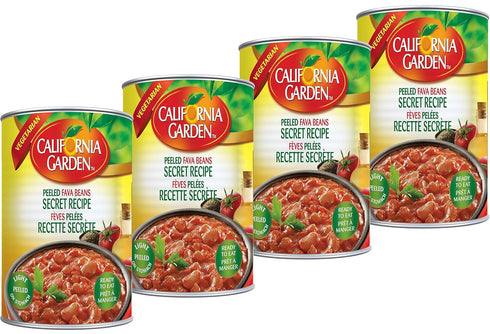 California Garden Peeled Fava Beans Secret Recipe 450g (4 cans)