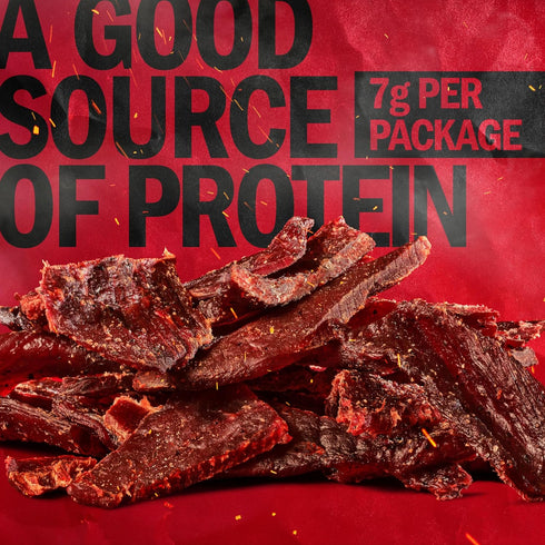 Multipack 100% 7g 0.625 oz (20 Pack) Jack Link's Beef Jerky - Original - Made with Real Beef - Ready to Eat Real Meat