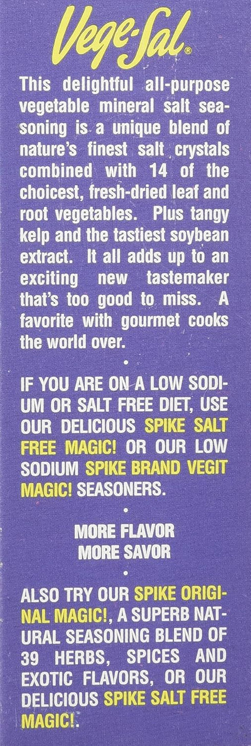 Vege-Sal Spike Natural Seasoning Original, 10 oz (283gr)