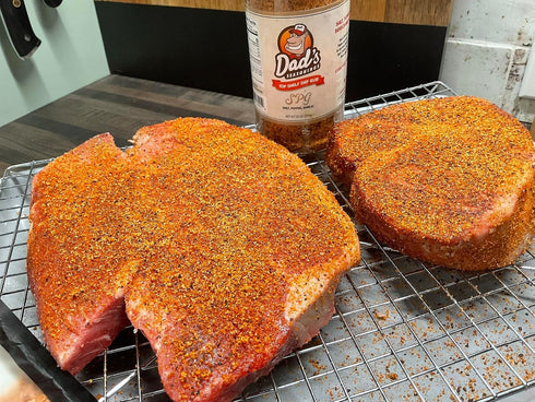 (4.8 oz Dads Seasonings SPG Seasoning - All-Purpose Salt Pepper Garlic BBQ Rub - Chipotle & Guajillo Dry Rub for Beef