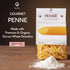 17.64oz 500g (2 Pack) Gusta Penne Rigate Pasta - Premium Italian Pasta from Italy - Durum Wheat Semolina Organic "Al