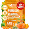 FreshDrinkUS, 330 Premium Pumpkin Seed Oil Softgels with Saw Palmetto, 3000mg Per