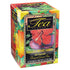 Hawaiian Islands Tea Company Hibiscus Honey Lemon Tropical Green Tea - All Natural, 20 Teabags