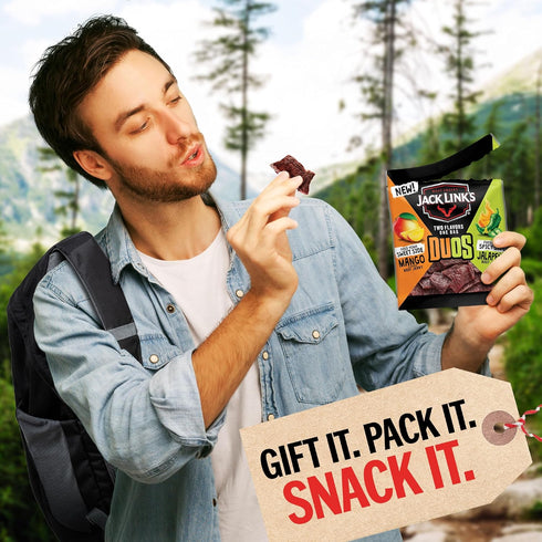 11-Piece Pack Jack Links DUOs Gift Box Includes Beef Jerky, Chicken & Tender Bites, & Sticks, Great Protein Gifts