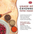 Spicy World 5 LBS 50K Hot Cayenne Pepper Powder Bulk Jar - Red Ground Pepper SHU Heat Unit - Gluten Free - Also Great