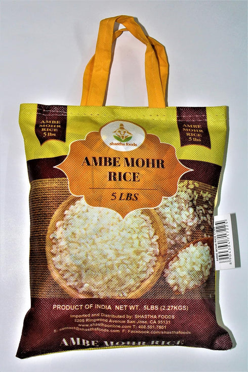 Shastha Ambe Mohr Rice 5 lbs (Pack of 1)