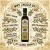 250ml 2 200 ml, Pack 3 Ellora Farms Single Estate PDO Extra Virgin Olive Oil X bottles and Aries Glass and Stainless
