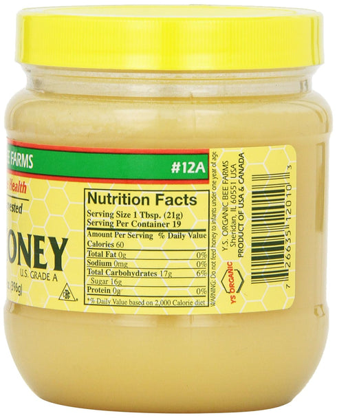 YS Eco Bee Farms 14 oz YS Organic Bee Farms - Healthy Honey (Raw)