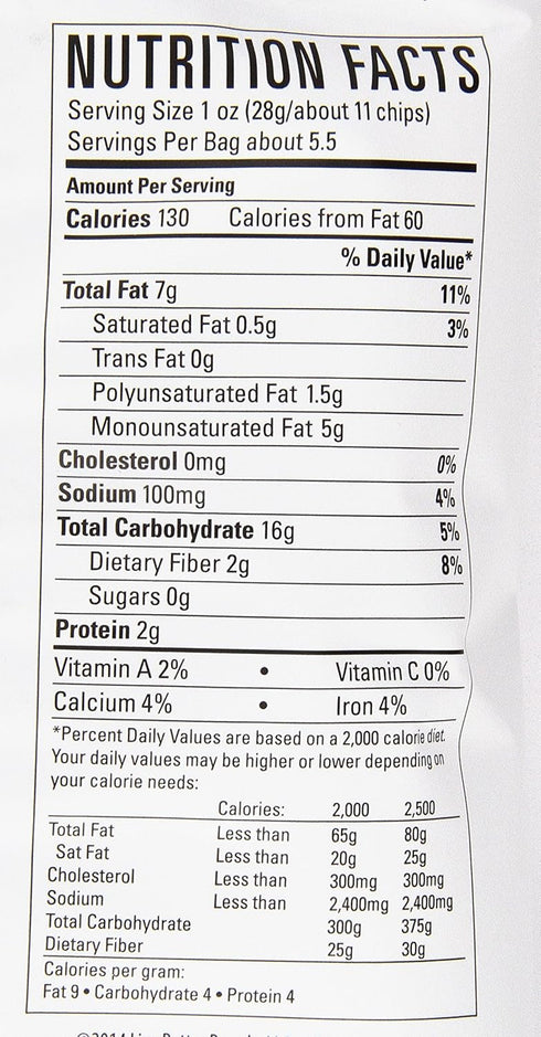 Way Better Snacks Sweet Potato Tortilla Chips, 5.5 Ounce
