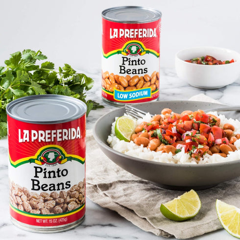 7g 6g 15oz. (Pack 6) La Preferida Canned Pinto Beans (Ready-to-Eat, Plant-Based Protein) A True Pantry Staple: Use