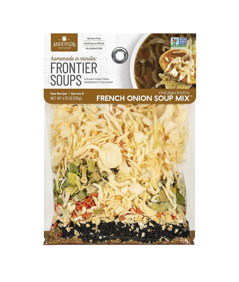 Frontier Soups Homemade In Minutes chicago bistro French Onion, 4.75 oz, 2