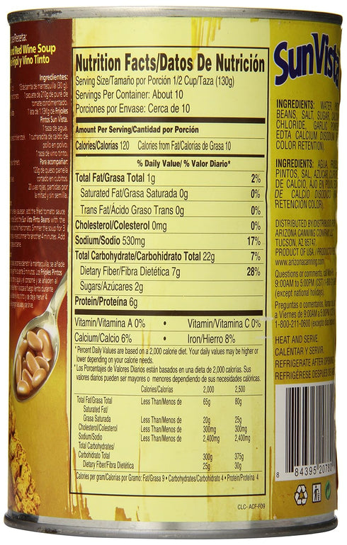 SunVista 40 Sun Vista Pinto Beans, Whole, Large, Ounce
