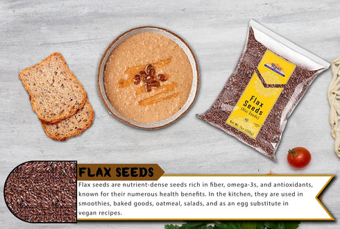Rani Flax Seeds Whole Raw (Alsi), 7oz (200g) - All Natural, Gluten Friendly, Vegan