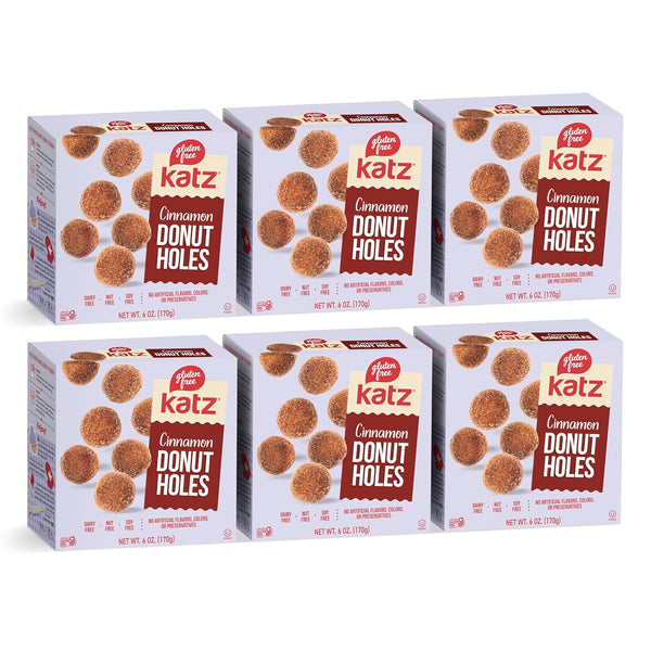 Katz Gluten Free Cinnamon Donut Holes. Perfect School Snack Bites. Free of