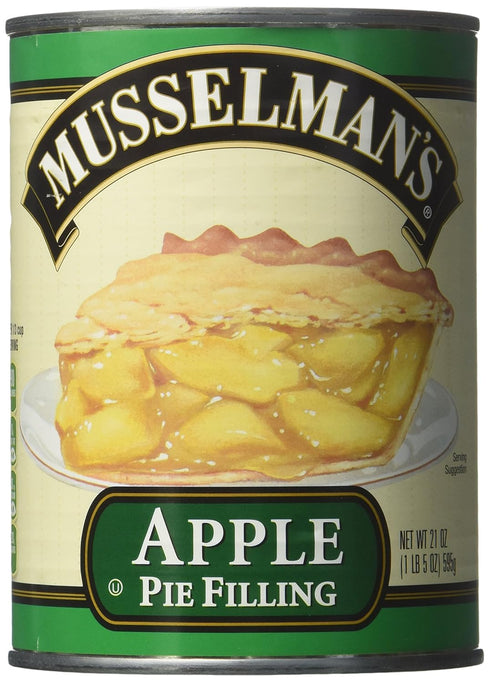Musselman's Apple Pie Filling net wt 21OZ(pack of 2)