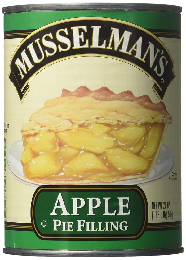 Musselman's Apple Pie Filling net wt 21OZ(pack of 2)