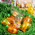 12pcs SYNCFUN Easter Candy Filled Eggs Shell Carrot, Chick and Bunny Shaped, Includes Duck, Chick and Bunny Shaped