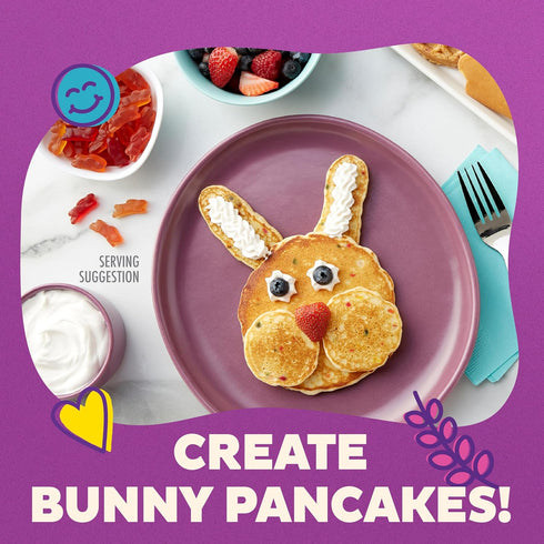 26 oz Annie's Organic Confetti Pancake and Waffle Mix, Kids Breakfast, Vegan