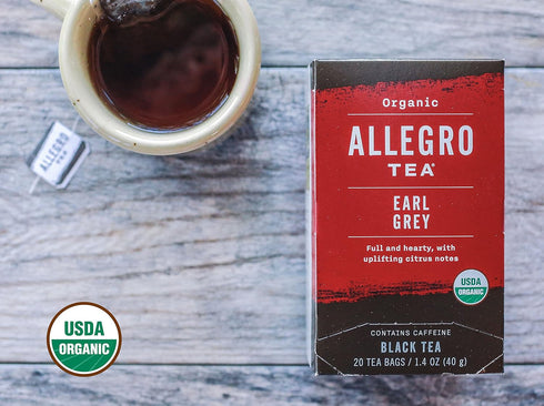 Allegro Tea Organic Earl Grey Tea Bags - 20 ct