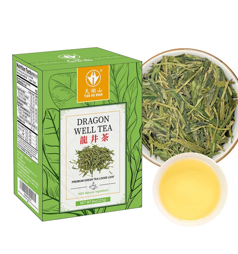 TIAN HU SHAN First Grade Tea Chinese LongJing/Dragon Well Green Tea Loose