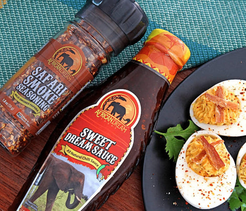 Safari Smoke Seasoning by African Dream Foods | All-Natural Smoky Seasoning | Smoked Paprika, Garlic, Basil, Sea Salt |