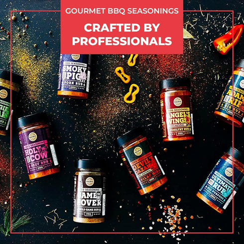 Smoky Pig BBQ Pork Rub, 100% Natural BBQ Seasoning, Perfect Blend of Spices for Smoky BBQ and Grill Pork Dishes