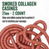 LEM Products Clear Smoked Collagen Casings, 21mm, 2-Pack, Edible Sausage Casings, Stuffs 20 Pounds