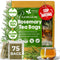 FreshDrinkUS, Premium 75 Rosemary Leaf Tea Bags, 100% Natural and Pure Rosemary