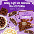 1.25oz 24 Pack Cooper Street Italian Biscotti Cookies - Twice Baked Biscotti Style Cookie Biscuits in Delicious Brownie