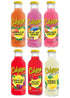 6 Pack, 16 Oz (Pack 12) Calypso Lemonade, Flavor Variety Made with Real Fruit, Fl Glass Bottles