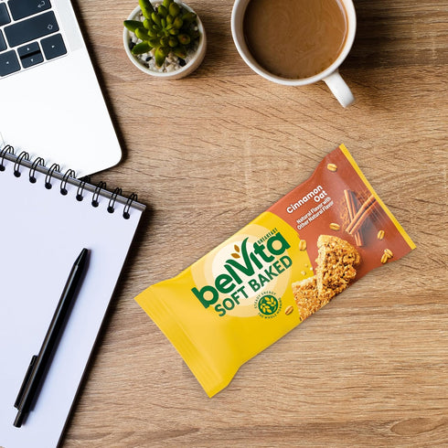 6 5 Packs (1 Pack) belVita Soft Baked Breakfast Bars, Cinnamon Oat, Boxes of Biscuit Per